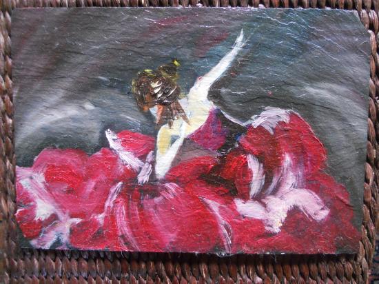 PEINTURE SUR ARDOISE