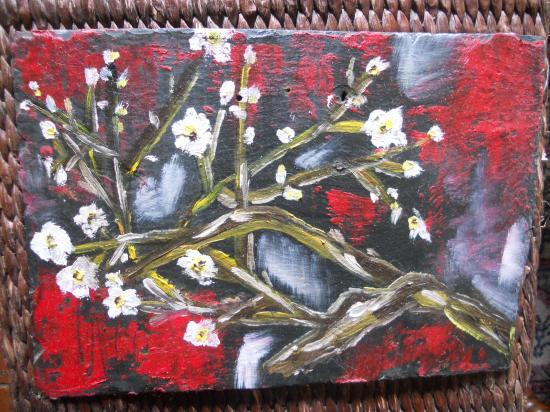 PEINTURE SUR ARDOISE