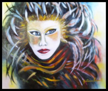 Masque de plumes 180€